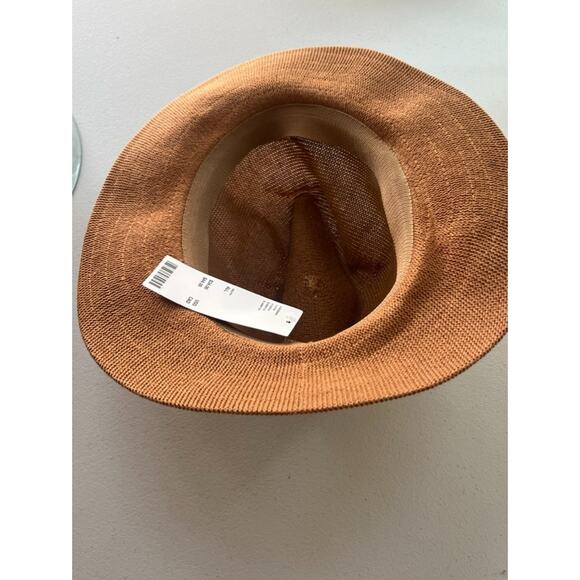 Urban Outfitters Women's Fedora Hat One Size Brown 3" Brim Cotton Blend NWT - Picture 4 of 8